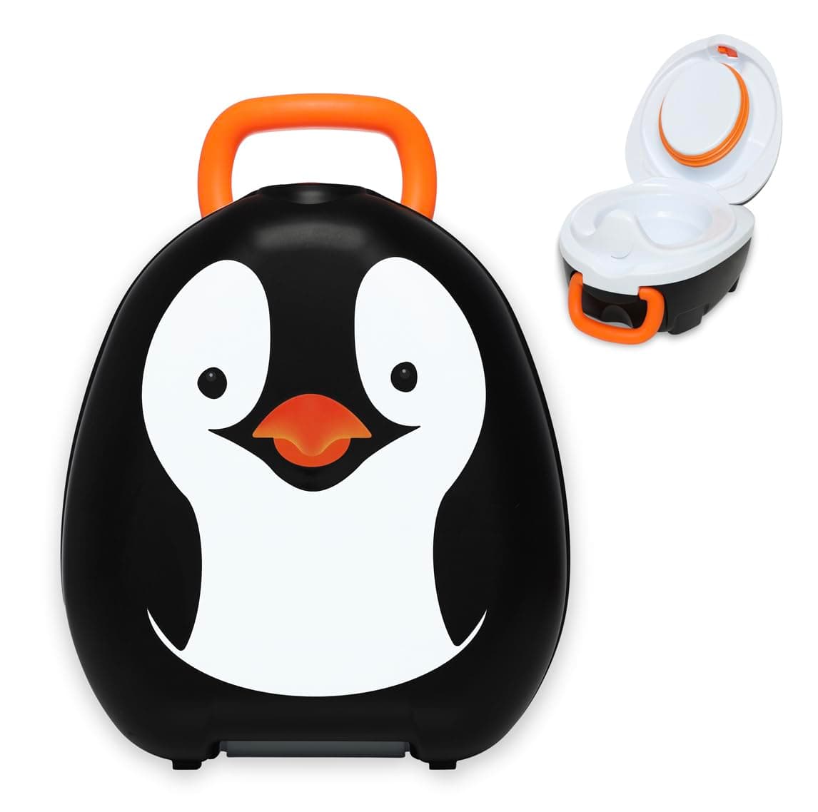 My Carry Potty - Travel Potty, Award-Winning Portable Toddler Toilet Seat for Kids to Take Everywhere (Dino) — view 9