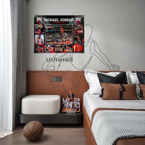 LPAIWXY Miehacl Jardon Dunk poster For Fans Kids Room Bedroom Wall Decor-Basketball Miehacl Jardon Signed Posters Canvas Prints Picture For Teen Boy girls Gifts — view 2