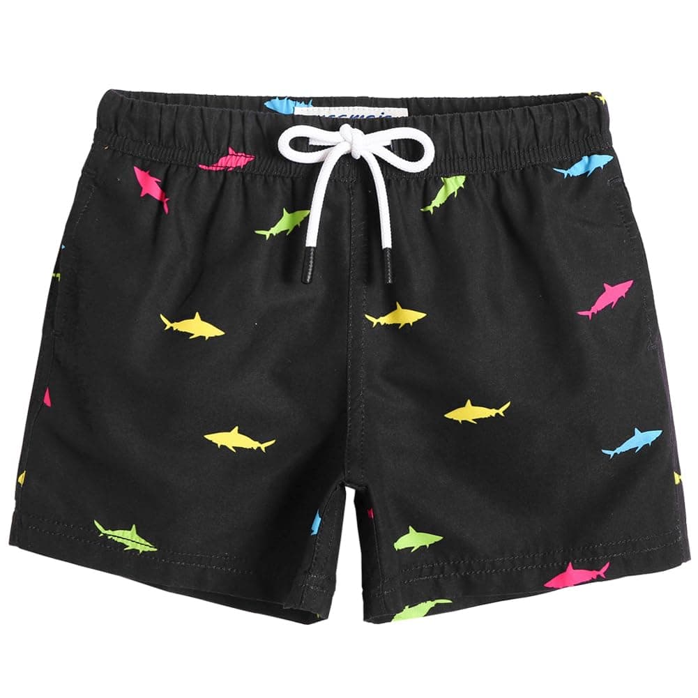 MaaMgic Bañador Niño Ropa de Baño para Niño Secado rápido Interior de Malla Short de Natación Estampado — view 9