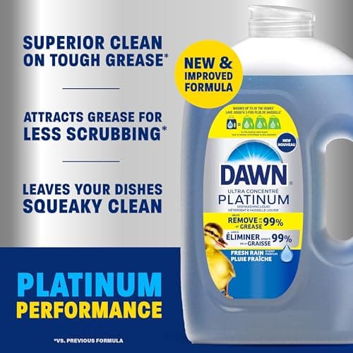 Dawn Platinum Refill Jug Dish Soap Fresh Rain, 1.52L — view 3