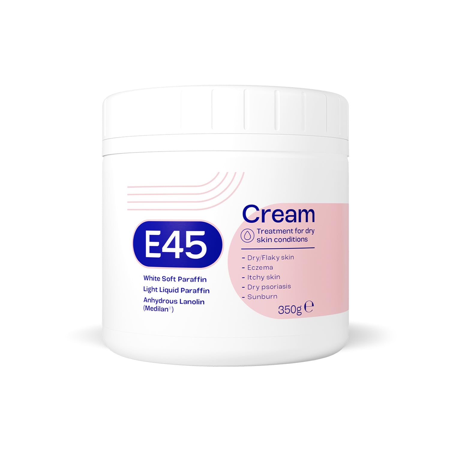 E45 Moisturising Cream 500g - Emollient Lotion for Dry, Itchy & Sensitive Skin - Soothing Eczema Relief Cream - Non-Greasy, Fast Absorbing, Dermatologically Tested Formula — view 25