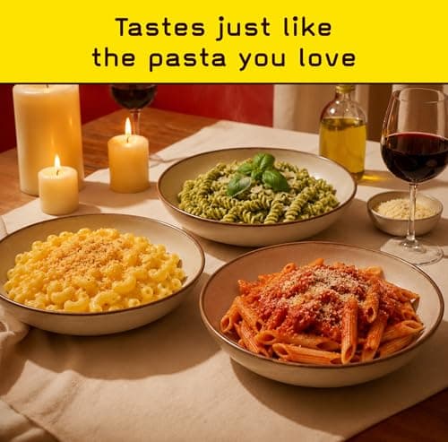 Low Carb, Protein Pasta Variety | Penne, Rotini, Elbow Macaroni with 17g Protein, 7g Carbs | Healthy, Keto Pasta Made in Italy | 3-Pack, 8oz - Pete’s Pasta — view 3