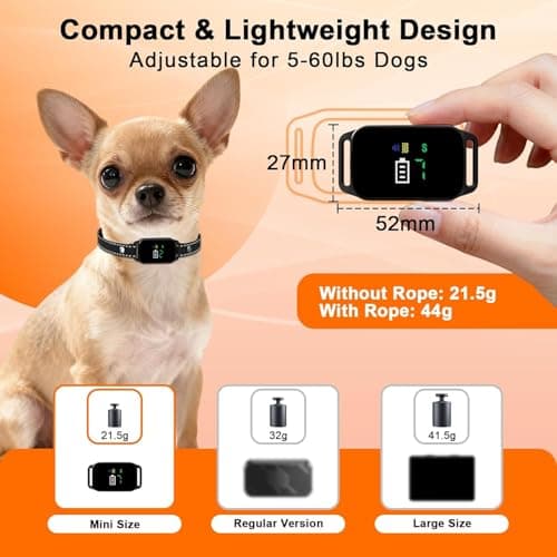 Dog Bark Collar, Small Anti Barking Collar, Training Bark Collar — view 3