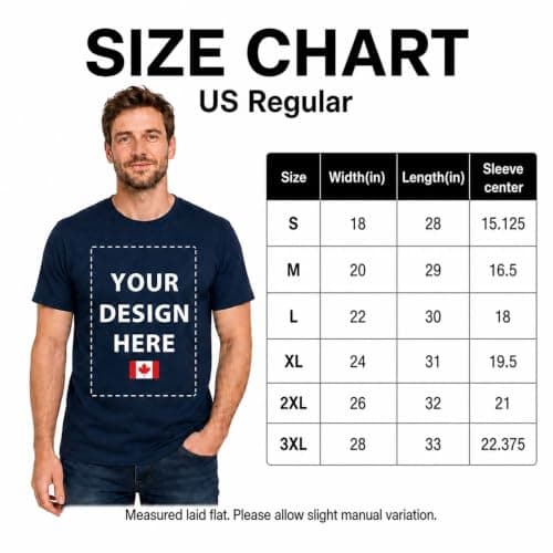 COOZEBRA Custom T Shirt with Front Back, Personalized Shirt with Photo Text Design, Custom Shirt for Men Women Adults — view 3