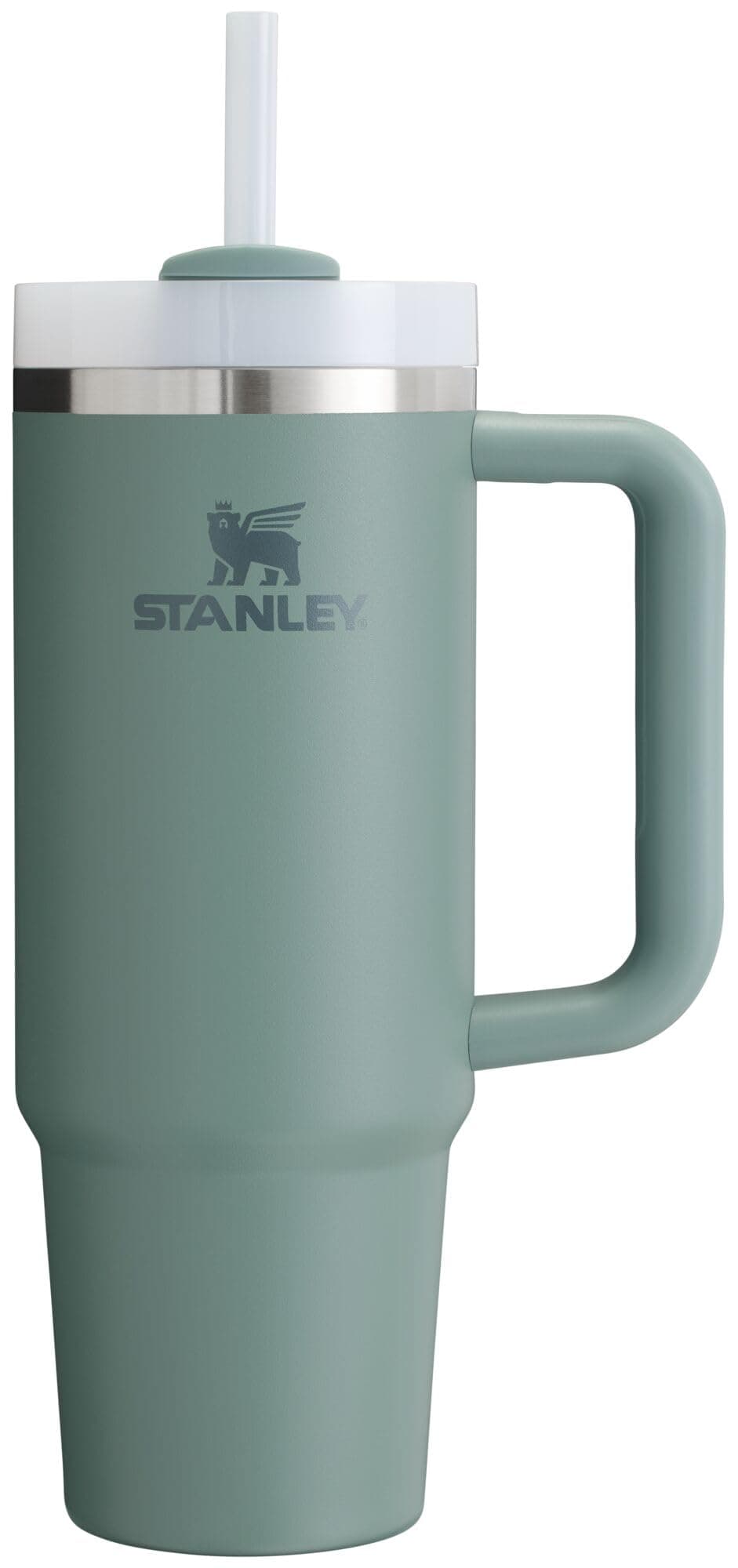 Stanley Quencher - Vaso H2.0 con mango - 1200 ml - Tapa de rosca con pajita incluida - Antifugas y portavasos de coche compatible para viajes - Vaso térmico de acero — view 13