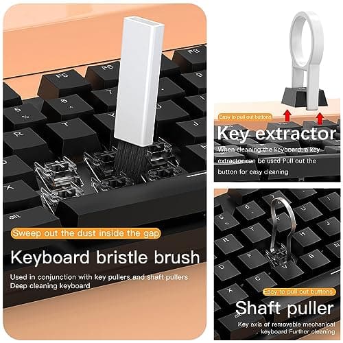 20 in 1 Electronic Cleaner Kit, Multifunctional Cleaning Kit for Airpods pro,Phone, Laptop, Camera, Keyboard,Screen, Keyboard Cleaner with Dust Air Blown and Spray Clean — view 4