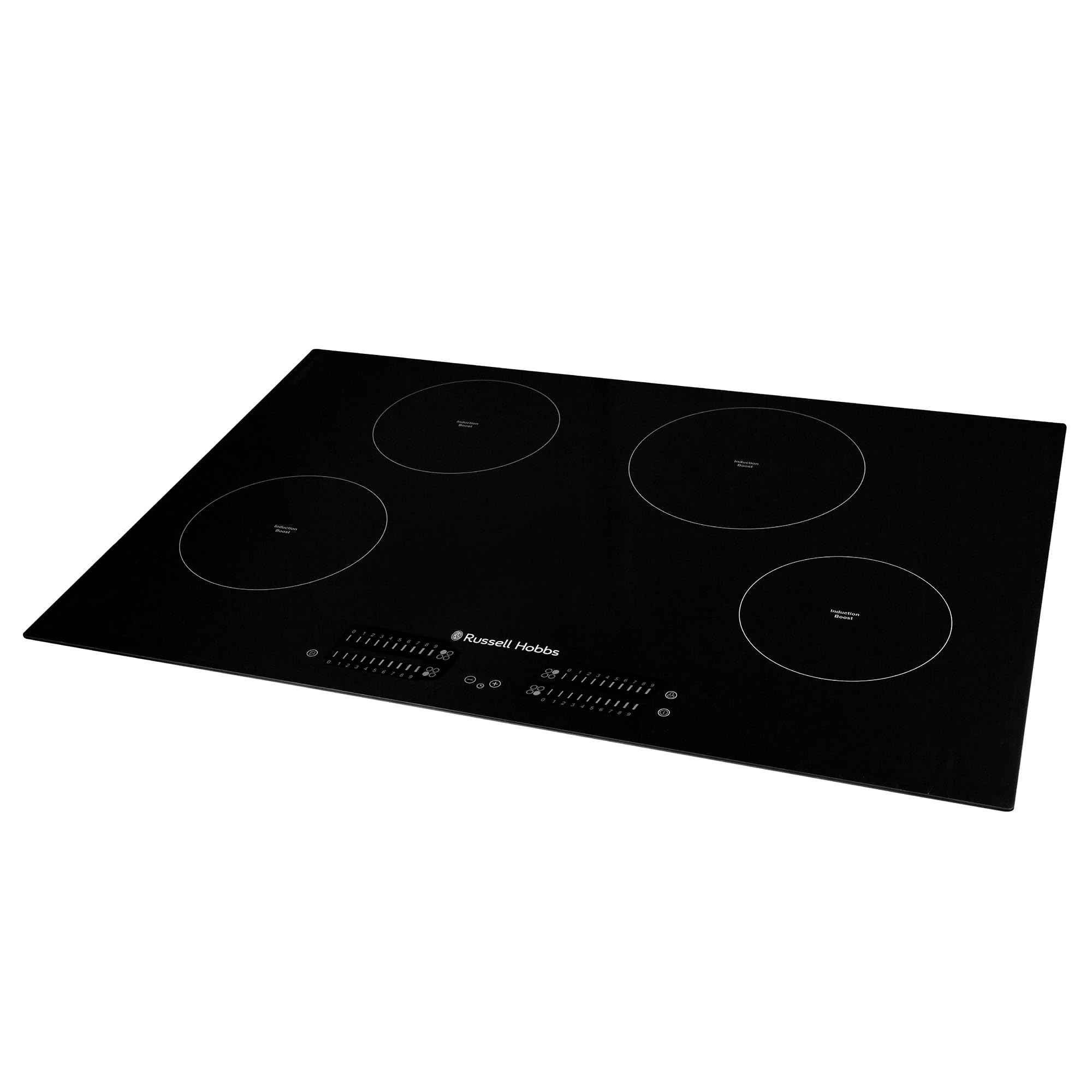 Russell Hobbs 77cm Induction Hob with 4 Cooking Zones, Slider Touch Control, 99-minute Timer, Boost Function, 9 Stage Power Levels, 7000W Power and Automatic Safety Off Switch in Black, RH77IH413B — view 5