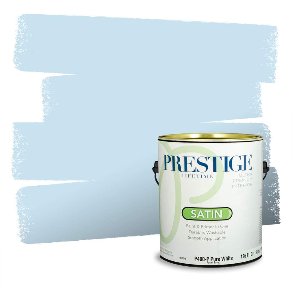 PRESTIGE Paints Interior Paint and Primer In One, 1-Gallon, Semi-Gloss, Comparable Match of Valspar* Dewdrop* — view 201