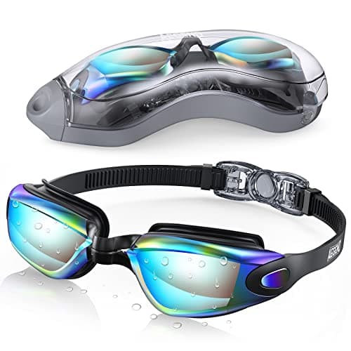 Aegend Swim Goggles, Swimming Goggles No Leaking Full Protect Adult Youth