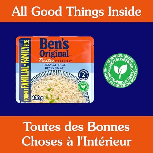 BEN'S ORIGINAL™ BISTRO EXPRESS™ Basmati Rice Family Size, 6PK CASE — view 4