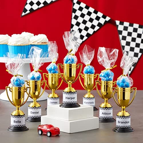 24 Pack Mini Trophies for Awards, Gold Participation Trophy Cups for Sports Tournaments and Competitions (4 in) — view 4