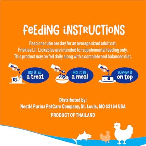 Friskies Purina Lil’ Lickables with Chicken, with Tuna or with Ocean Whitefish Variety Pack Lickable Cat Treats  - 10 oz (Pack of 20) — view 5