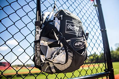 Rawlings | REMIX Backpack Equipment Bag | T-Ball & Youth Baseball / Softball | Black — view 10
