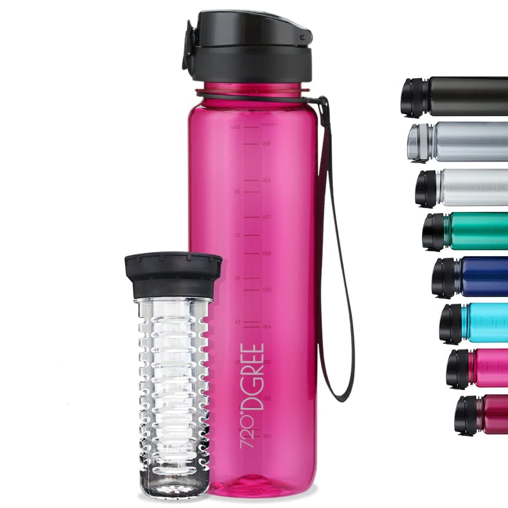 720°DGREE Botella de agua uberBottle – 1,5 litros, 1500ml | Novedosa botella deportiva | Sin BPA | Ideal para niños, fitness, deportes, fútbol, guardería, escuela, pequeños, antigoteo — view 255
