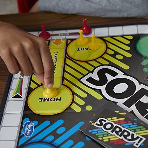 Sorry! Board Game for Kids Ages 6 and Up; Classic Hasbro Board Game; Each Player Gets 4 Pawns; Family Game — view 4