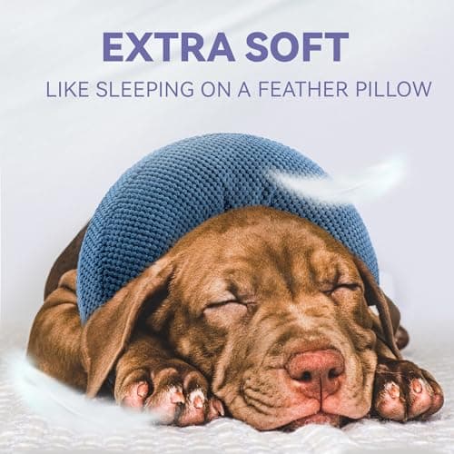 Loflaze Inflatable Dog Cone Collar - Dog Neck Donut Cone Collar Alternative After Surgery - Soft Cone for Large Medium Small Dogs Cats - Alternative Recovery E Collar (Blue, S) — view 3