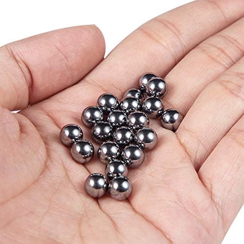 Breezliy 304 Stainless Steel Ball 620Pcs 1-8mm Metric Precision Assorted Loose Bicycle Bearing Steel Ball Assortment Kit（12 Sizes） — view 2