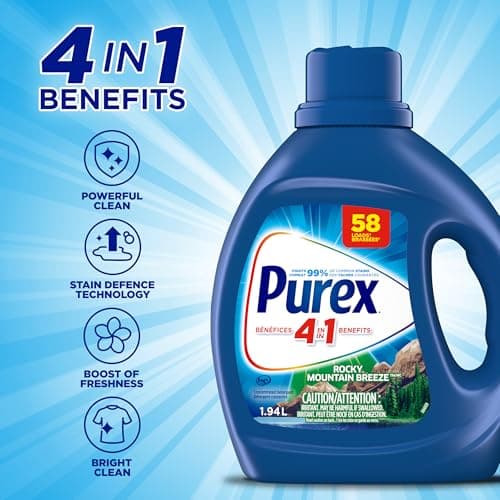 Purex Rocky Mountain Breeze Liquid Laundry Detergent, 1.94L/58 Loads — view 2