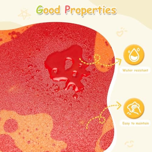 Art3d Liquid Fusion Activity Play Centers for Children Toddler Teens 12" X 12" Pack of 9 Tiles in — view 5