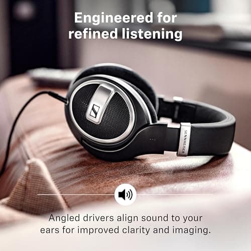 Sennheiser HD 599 SE Around Ear Open Back Headphone (Renewed) — view 3