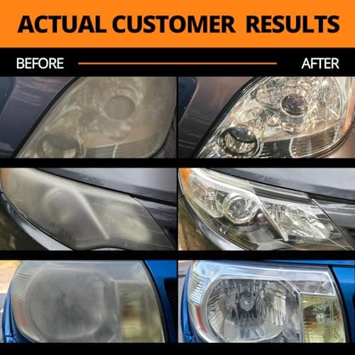 CERAKOTE® Ceramic Headlight Restoration Kit – Guaranteed To Last As Long As You Own Your Vehicle – Brings Headlights Back to Like New Condition - No Power Tools Required - 10 Wipe Kit — view 5