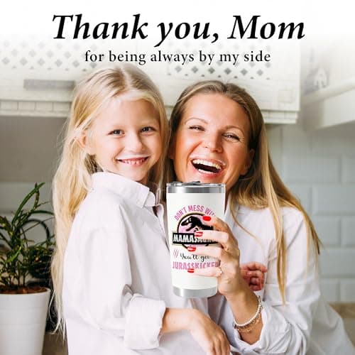 Gifts for Mom from Daughter, Son for Mothers Day, Christmas, Birthday - Birthday Gifts for Moms, Birthday Present for mom, Happy Birthdays Moms - Best Mother Tumbler 20Oz Stainless Steel Coffee Cup — view 6