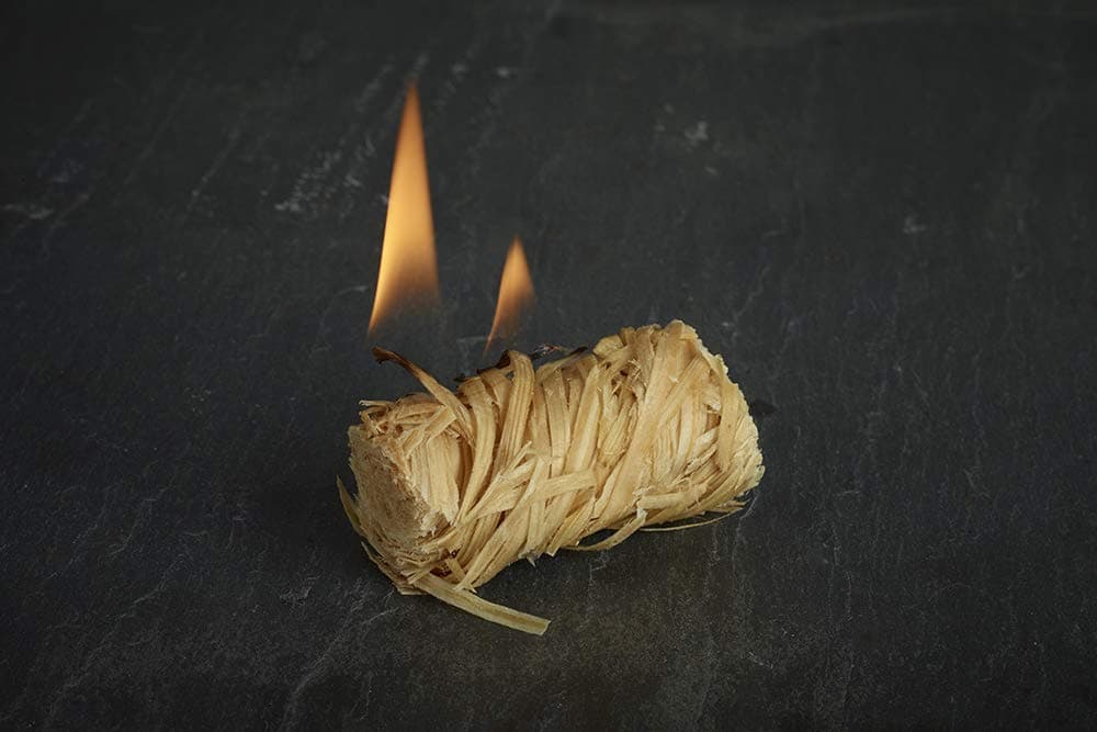 4 x 200 Flamers Natural Fire Lighters for Wood Burner Firepit Bbq Pizza Oven Fireplace Chimenea Barbecue Fire Starter - Firestarter for Kiln Dried Kindling Log Coal Charcoal Briquette — view 3
