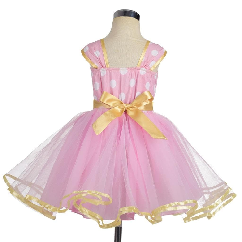 Lito Angels Niñas de lunares de Ratona Vestir de cumpleaños Disfraz de Carnaval Halloween de fiesta Vestidos de tutú Con Diadema orejas Talla 5-6 años Rosa (Número de etiqueta 140) — view 2