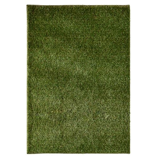 iCustomrug Artificial Thick Realistic Grass Mats & Turf Rugs 2' X 3' Synthetic Grass in Many Custom Sizes and Widths with Finished Edges with Binding Tape(Pack of 2) — view 2