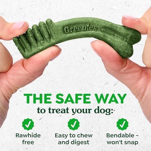 Greenies Veterinarian-Recommended Adult Natural Dental Dog Treats Petite Size, Dog Dental Chews, Original Flavor, 3 oz. Pack, 5 Count — view 7