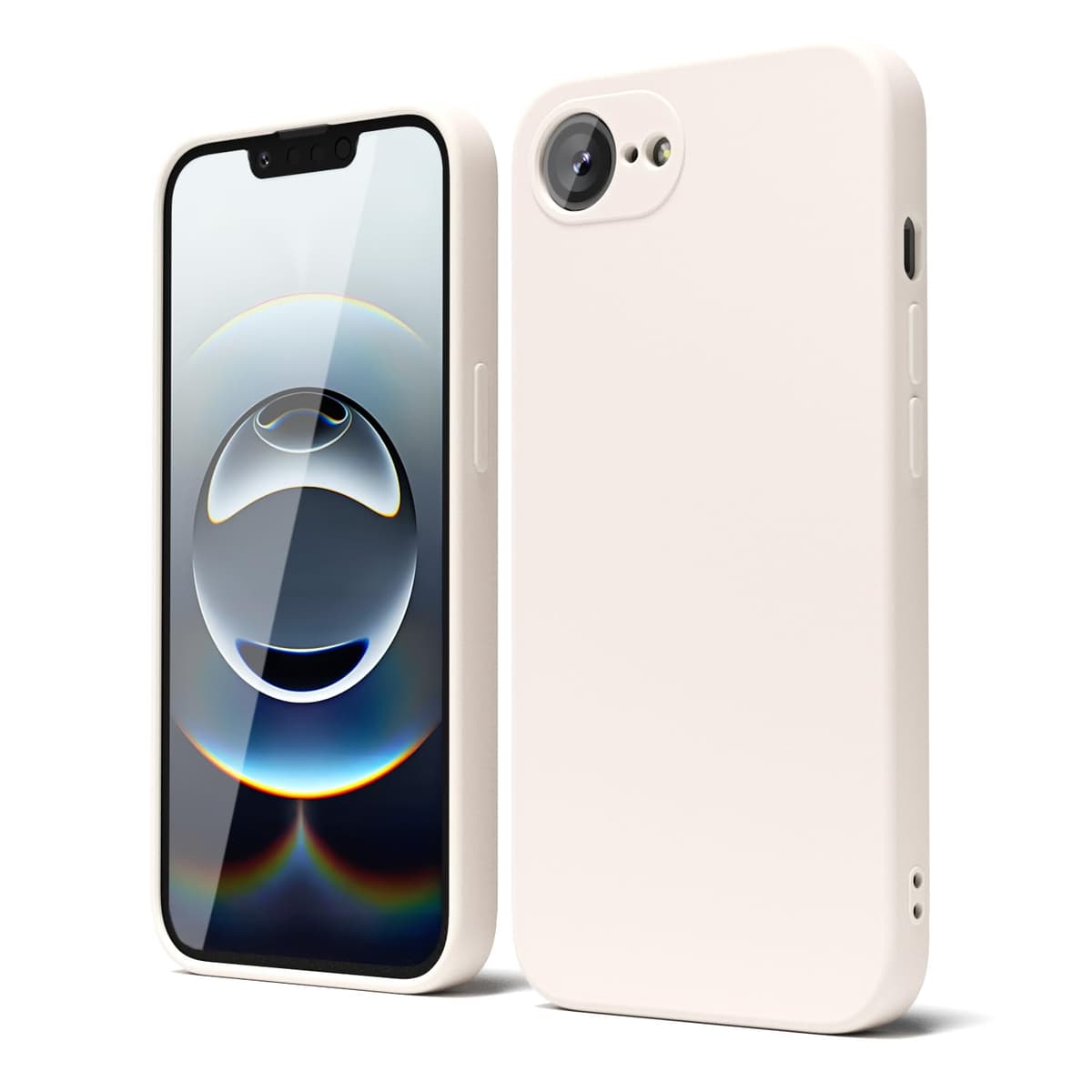 oakxco for iPhone 17 Pro Max Phone Case Liquid Silicone, Cute Thin Slim Grip Soft Rubber Gel for Women Men, Smooth Matte TPU Plain Solid Color Girly Simple Case with Camera Cover, Light Pink — view 690