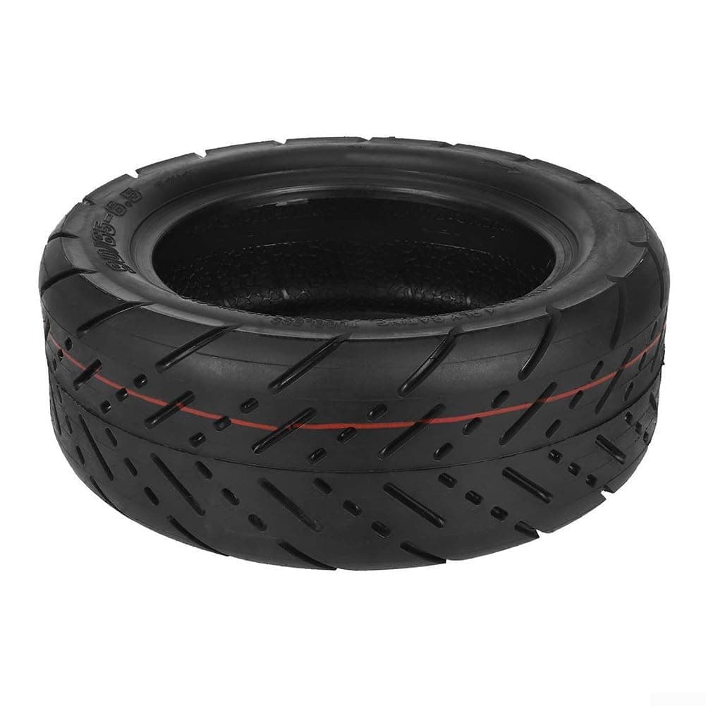 Neumático de carretera sin cámara de 11 pulgadas 90/65-6.5 para modelos de scooter eléctrico compatibles con Zero 11X, repuesto de goma todoterreno, negro — view 5
