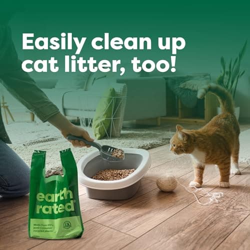 Earth Rated Dog Poop Bags with Easy-to-Tie Handles, Extra Wide Opening, Dispensing Box, Guaranteed Leakproof, Unscented, 120 Handle Bags — view 4