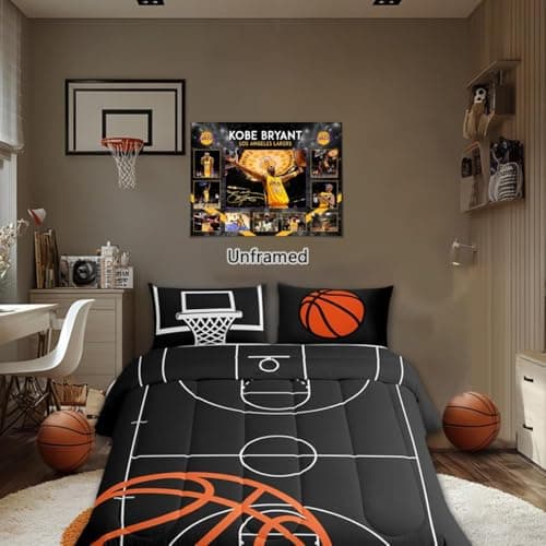 LPAIWXY Kebo Brynat Dunk poster For Fans Kids room Bedroom wall Decor-Basketball Kebo Brynat Signed Posters Canvas Prints Picture For Teen Boy girls Gifts — view 3