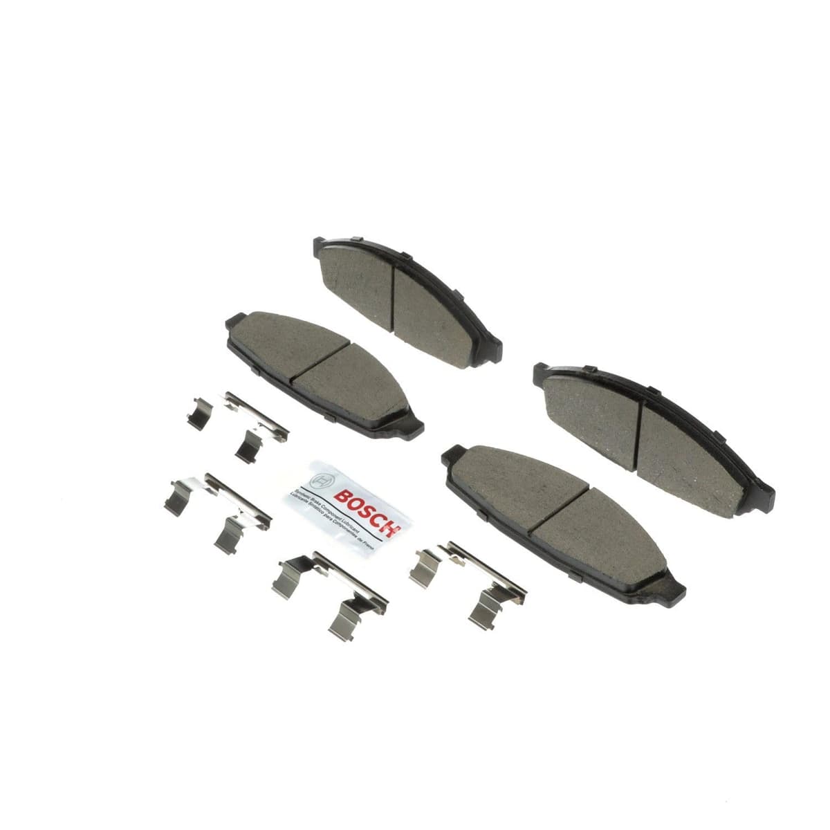 Bosch BC914 QuietCast Premium Ceramic Disc Brake Pad Set For: Acura ILX; Honda Accord, Civic, CR-V, Element, Fit, Front — view 51