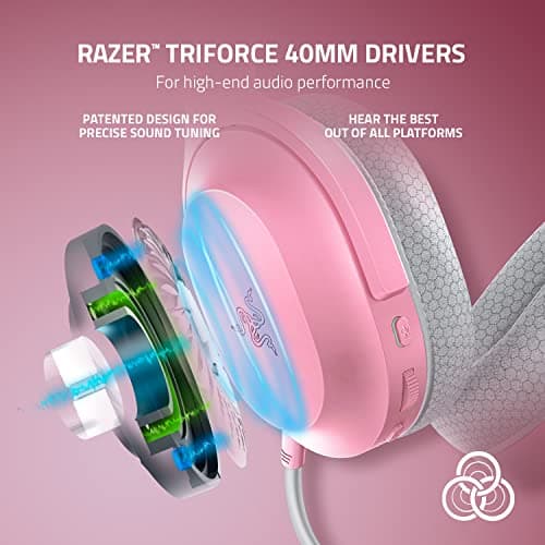 Razer Barracuda X Wireless Gaming & Mobile Headset (PC, PlayStation, Switch 2, Android, iOS): 2.4GHz Wireless + Bluetooth - Lightweight - 40mm Drivers - Detachable Mic - 50 Hr Battery - Quartz Pink — view 3