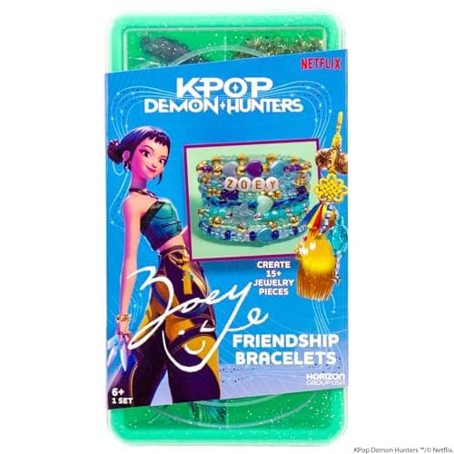 Kpop Demon Hunters™ Friendship Bracelet Kit, 3-Pack, Rumi, Mira & Zoey Bracelet Making Kits, Beads for Jewelry Making, Kpop Charms & Travel-Friendly Bead Case, Official K Pop Demon Hunters Merch — view 7