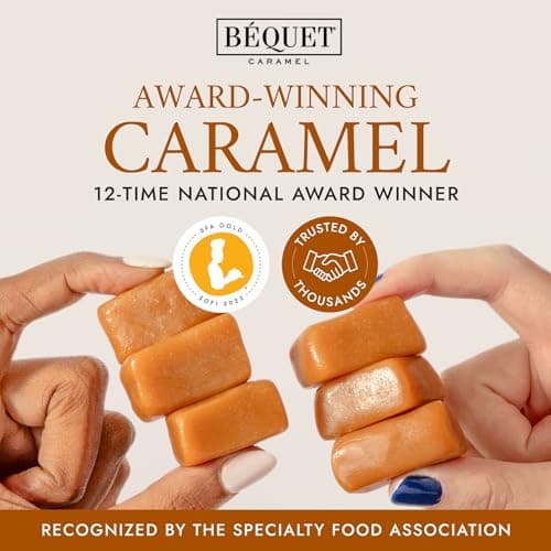Béquet Celtic Sea Salt Caramels – Soft, Individually Wrapped Gourmet Caramel Candy, Gluten‑Free & Kosher – 24 oz Resealable Pouch — view 5