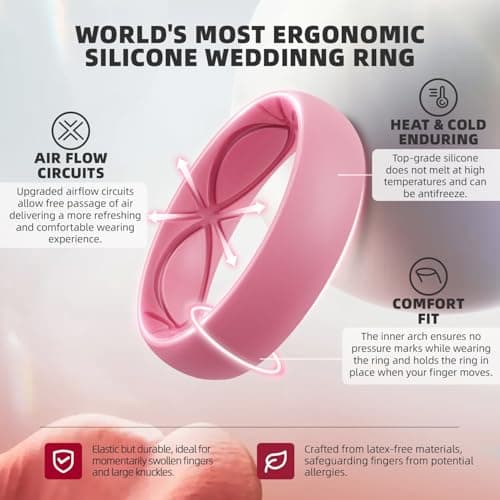 Egnaro 4/5/8 Variety Multipack Ergonomic Breathable Bridal Rings Sets