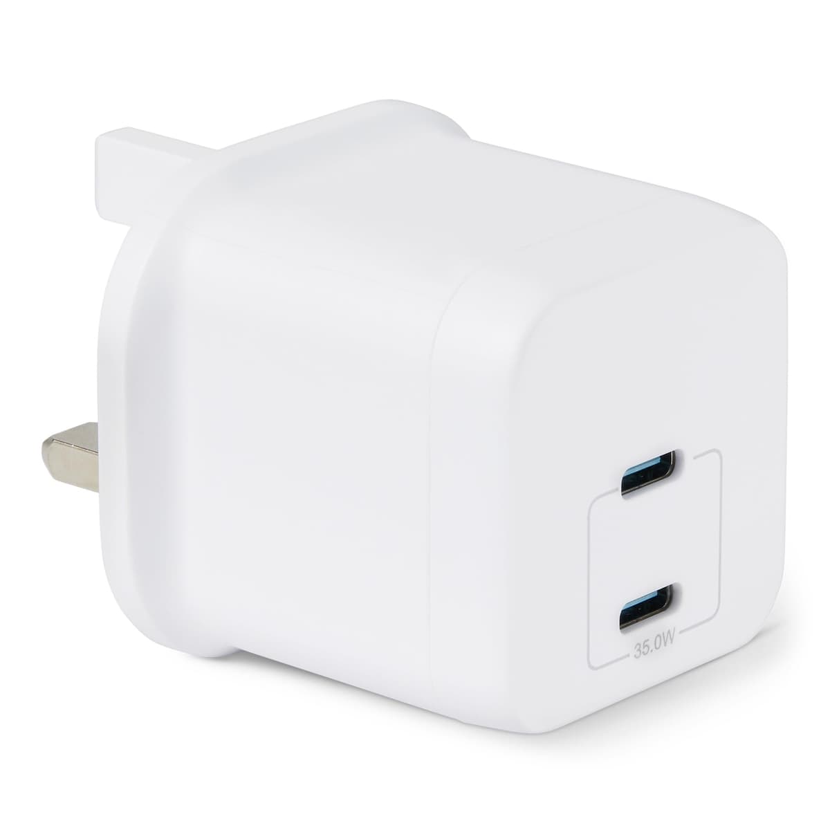 Amazon Basics Fast Charging USB C Nano GaN Wall Charger, 65W 2-Port for Laptops, Tablets, Phones, Black — view 14