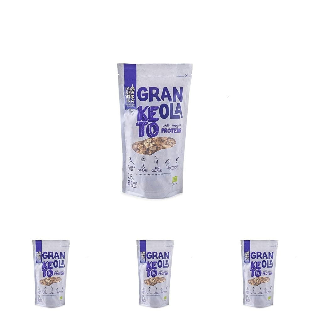 La Newyorkina Granola BIO Sin Gluten Keto 275g Con Proteínas Veganas y Coco Rallado — view 7
