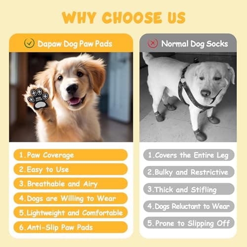 Dapaw Anti-Slip Dog Paw Pads, Traction Grips for Senior Dogs, XXL, 20Pcs — view 3