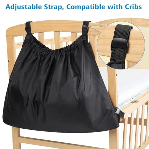 Accmor Stroller Organizer, Universal Stroller Bag for Uppababy, Baby Jogger, Britax Strollers, Adjustable Large Storage Accessories Caddy for Stroller and Crib — view 5