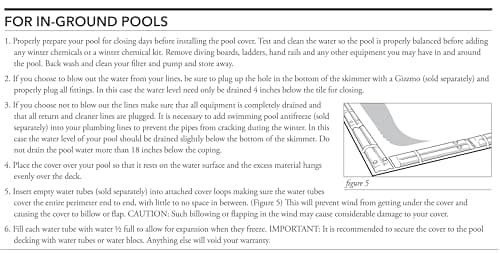 Pool Mate 351632RPM Winter Pool Cover, Heavy-Duty Blue, 16 x 32 ft Inground Pools — view 2