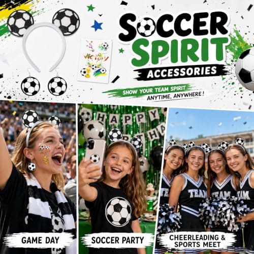 ZhengYuFa 2026 World Cup Soccer Fan Set, Fan Gear for Match Day football headband, Headbands, earrings, tattoo stickers, Theme party, stadium cheering — view 2