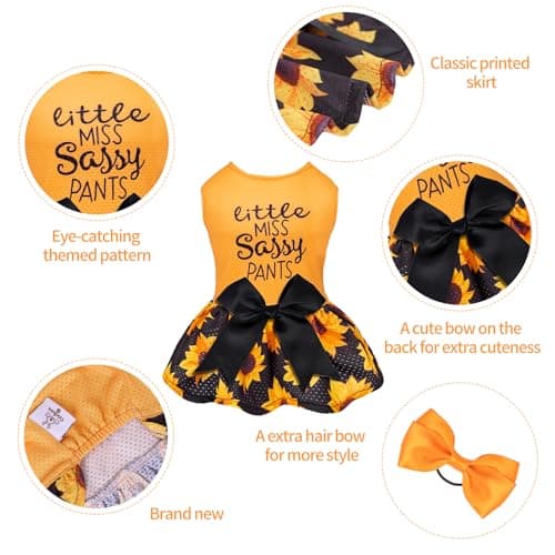 CuteBone Dog Mesh Dress Puppy Sundress Pet Outfit Summer Fashion for Small Dogs Girl Cat Clothes