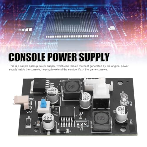 Gugxiom Type C Power Supply Board for PS1 Fat Console, 12V 3A PSU Replacement for Xstation, No Solder Installation, Plug an Play