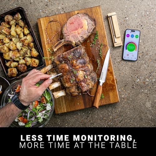MEATER Pro: Smart Bluetooth Wireless Meat Thermometer Digital | 550°C Heat Resistance | Long Range | Certified Accuracy | BBQ, Oven, Grill, Smoker, Air Fryer, Deep Fryer — view 7