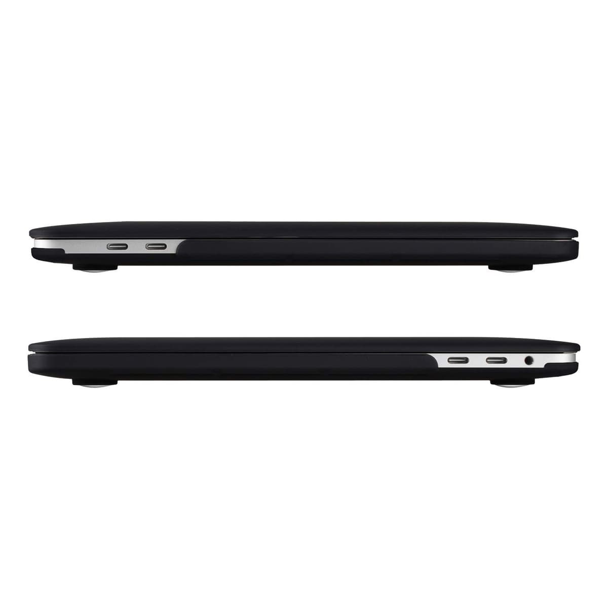 UESWILL Compatible with MacBook Pro 16 inch Case 2019 2020, Smooth Matte Hard Shell Case Cover for MacBook Pro 16 inch with Touch Bar & USB-C, Model A2141 + Microfibre Cleaning Cloth, Black — view 5