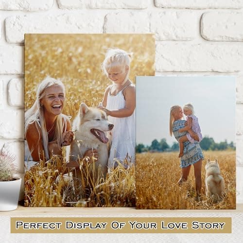 GMissT Canvas Prints With Your Photos - Personalized Pictures On Canvas Custom Poster for Home Decor - Floating Frames & Gift Wrapping Available — view 2